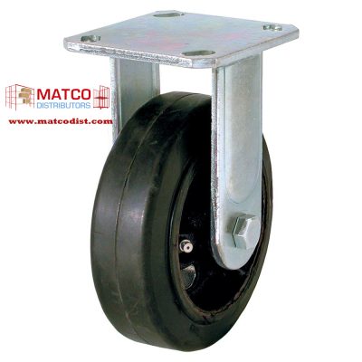 5" x 2" Mold On Rubber Rigid Caster