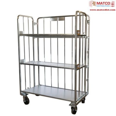 Folding Shelf Cart - 3-Shelf Cart