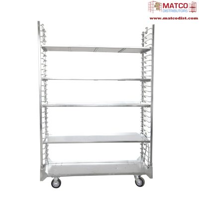 Silver Streak 2-Sided Removable Shelf Nursery Cart 56"