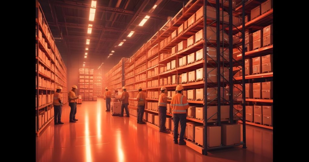 low labor costs for Wearhouse racking