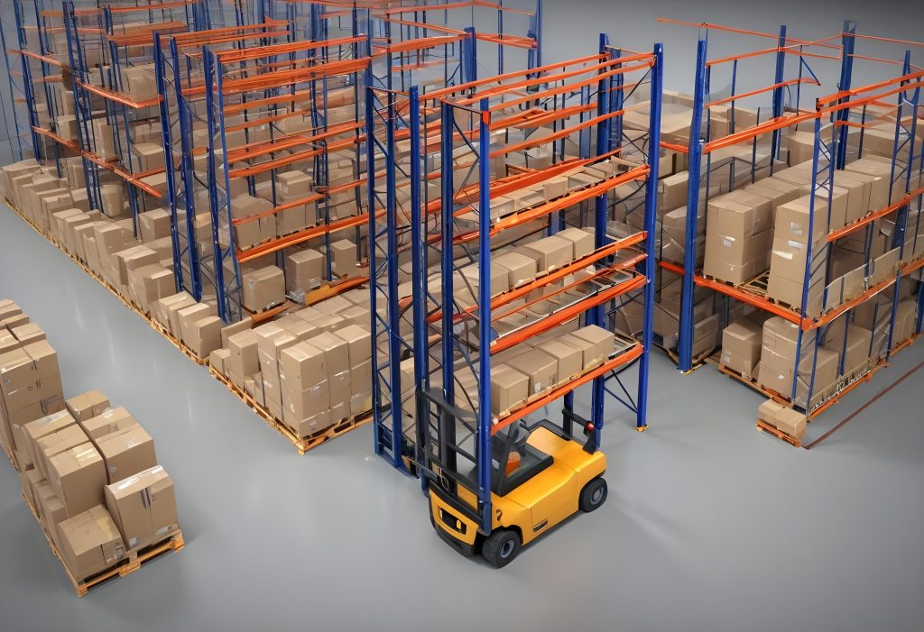 double deep selective racking