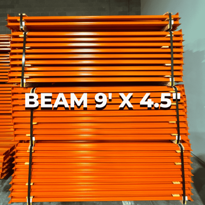 Tear Drop Pallet Rack Beam 9' x 4.5"